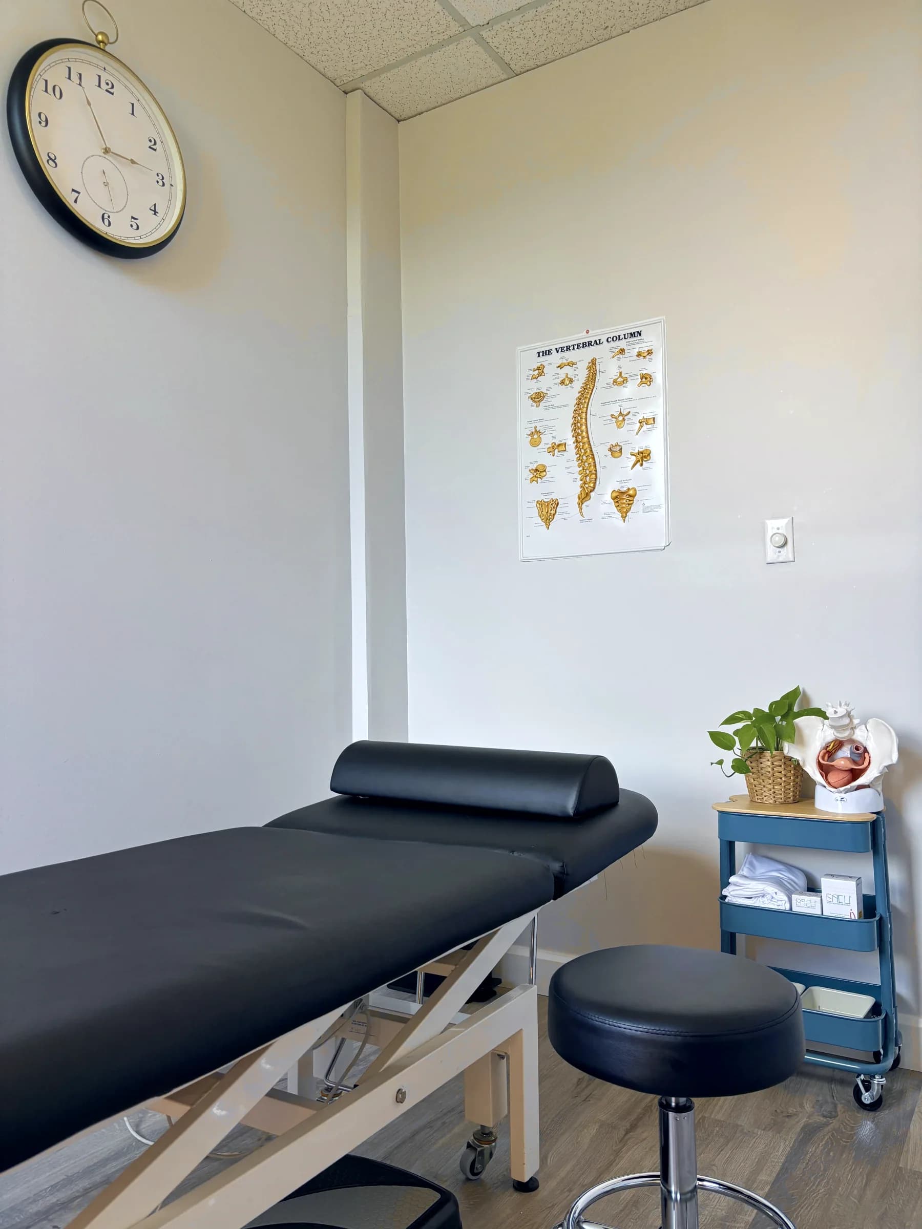 Treatment table at Altitude Physiotherapy